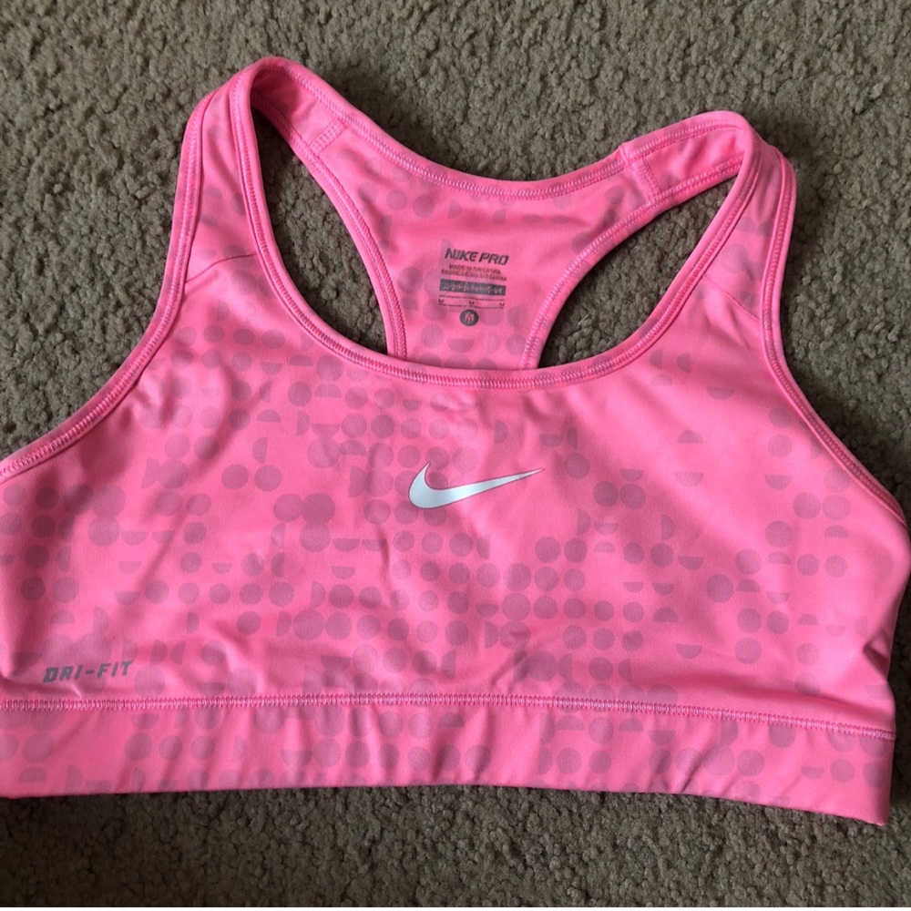 Pink Nike Sports Bra